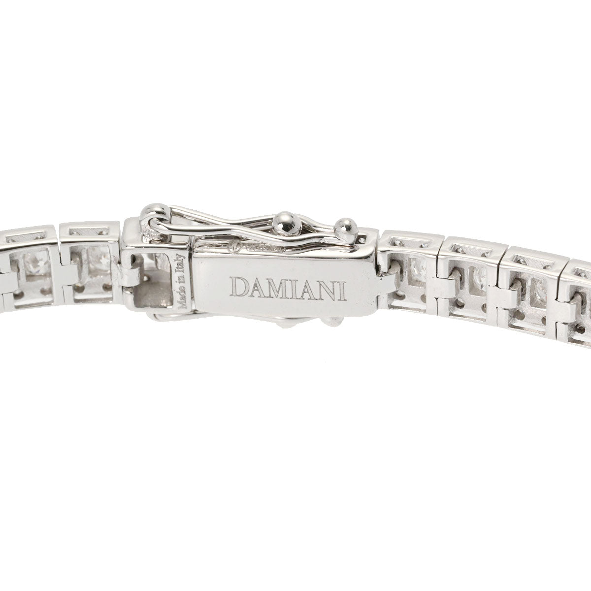 ダミアーニテニスブレス シルバー ユニセックス K18ホワイトゴールド ブレスレット - DAMIANI 中古 – 銀蔵オンライン