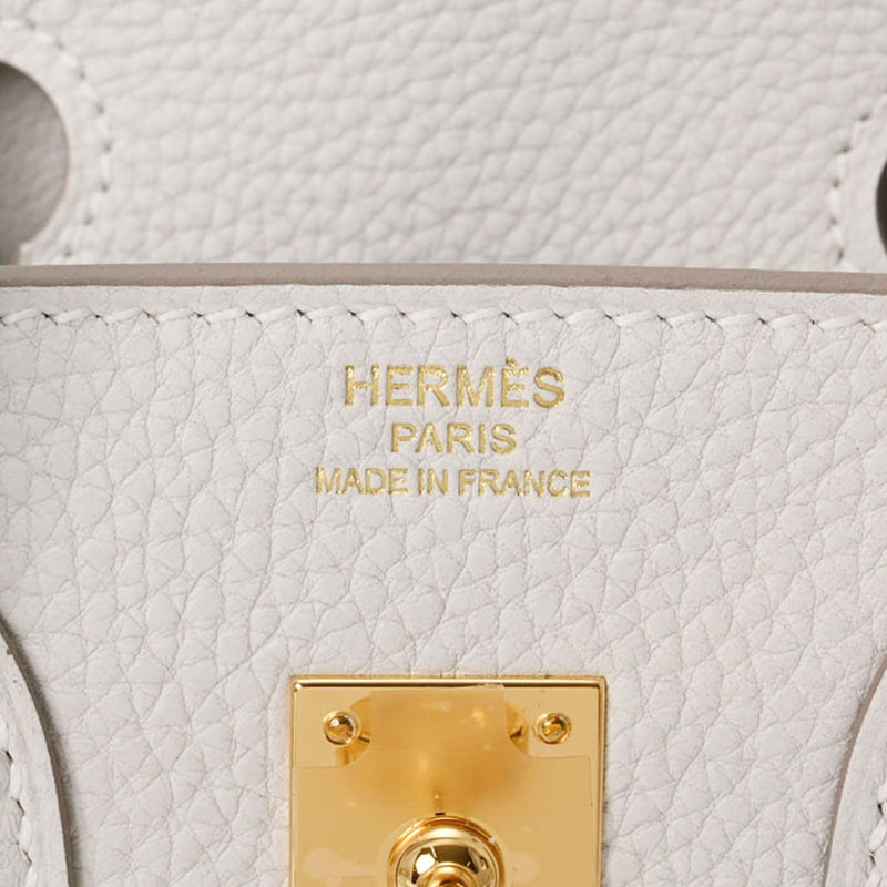 HERMES エルメス バーキン 25 グリペール ゴールド金具 B刻印(2023年頃) レディース トゴ ハンドバッグ 新品 銀蔵