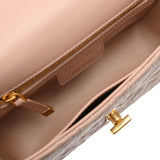 CHRISTIAN DIOR クリスチャンディオール KARO チェーンショルダー ピンク レディース ラムスキン ショルダーバッグ Aランク 中古 銀蔵