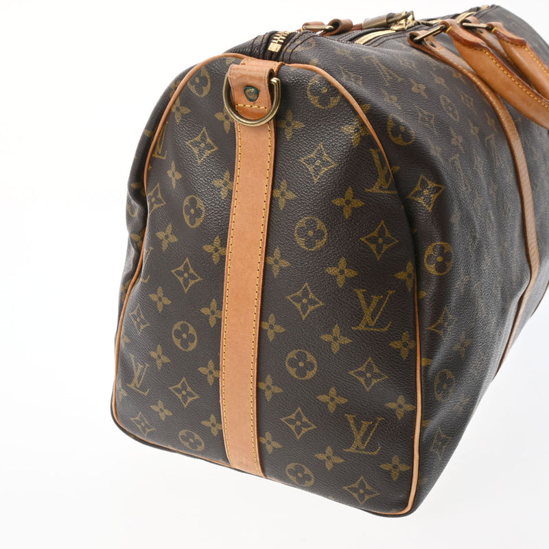 LOUIS VUITTON ルイヴィトン モノグラム キーポル バンドリエール 50 ブラウン M41416 ユニセックス モノグラムキャンバス ボストンバッグ Bランク 中古 銀蔵