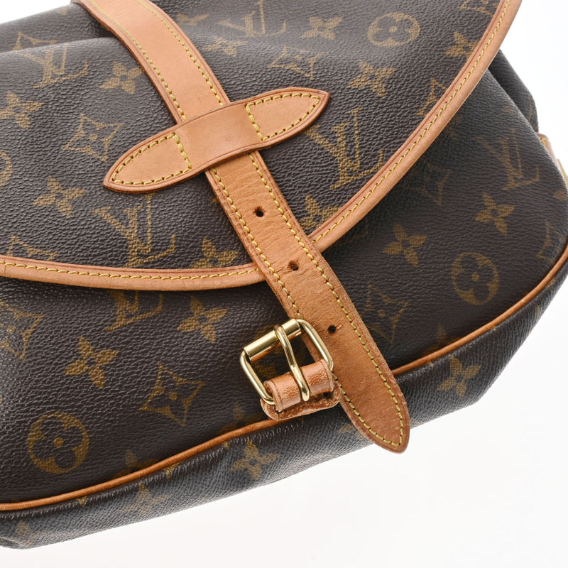 ルイヴィトンソミュール 30 14145 ブラウン レディース モノグラムキャンバス ショルダーバッグ M42256 LOUIS VUITTON 中古  – 銀蔵オンライン