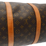 LOUIS VUITTON ルイヴィトン モノグラム キーポル 55 ブラウン M41424 ユニセックス モノグラムキャンバス ボストンバッグ Bランク 中古 銀蔵