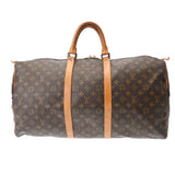 LOUIS VUITTON ルイヴィトン モノグラム キーポル 55 ブラウン M41424 ユニセックス モノグラムキャンバス ボストンバッグ Bランク 中古 銀蔵