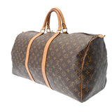 LOUIS VUITTON ルイヴィトン モノグラム キーポル 55 ブラウン M41424 ユニセックス モノグラムキャンバス ボストンバッグ Bランク 中古 銀蔵