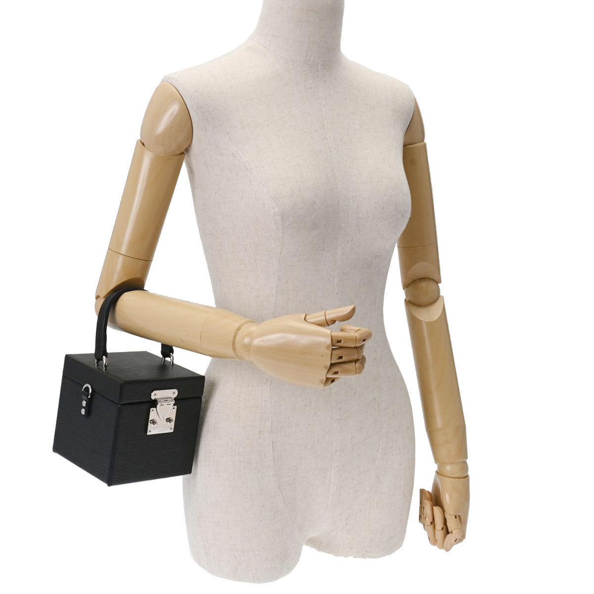 ルイヴィトンブリーカーボックス 14127 黒 レディース エピレザー