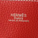 HERMES エルメス ドゥブルセンス 45 ルージュカザック/クレヴェット □Q刻印(2013年頃) レディース トリヨンクレマンス トートバッグ ABランク 中古 銀蔵