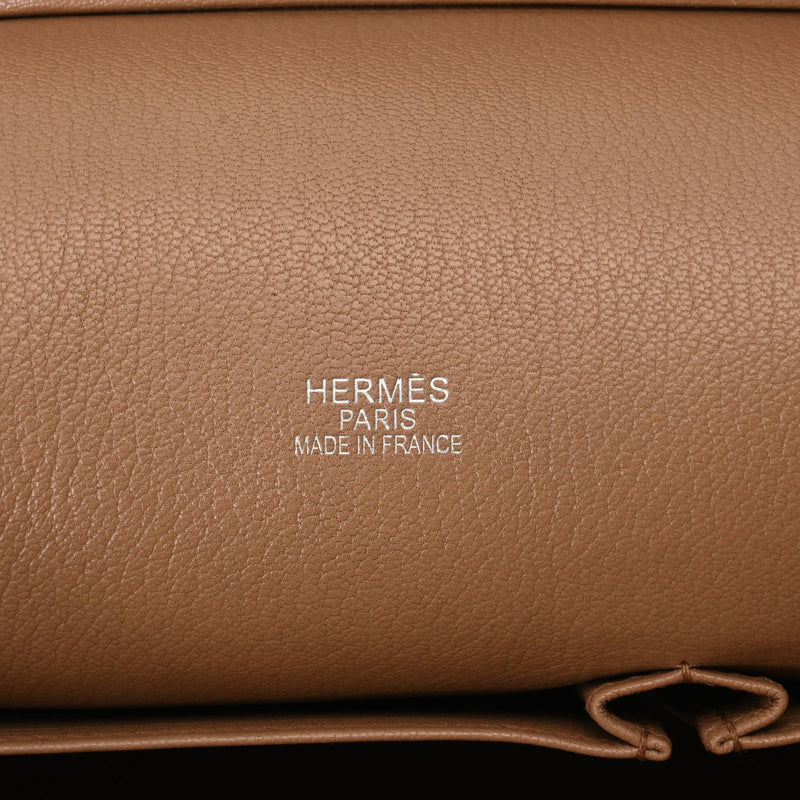 HERMES エルメス ジプシエール 34 タバックキャメル パラジウム金具 □L刻印(2008年頃) レディース トリヨンクレマンス ショルダーバッグ ABランク 中古 銀蔵