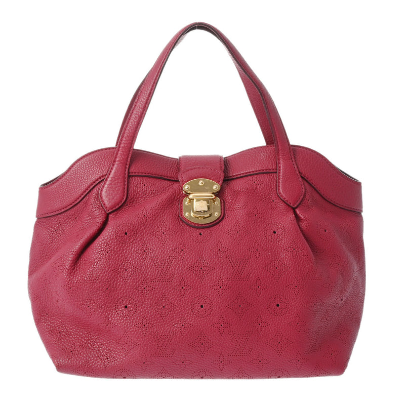 LOUIS VUITTON ルイヴィトン モノグラム マヒナ シールス PM グルナ M93817 レディース マヒナレザー ハンドバッグ Bランク 中古 銀蔵