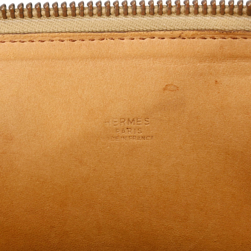 HERMES エルメス ボリード 37  チェスナッツ ゴールド金具 ○S刻印(1989年頃) ユニセックス オーストリッチ ハンドバッグ Cランク 中古 銀蔵