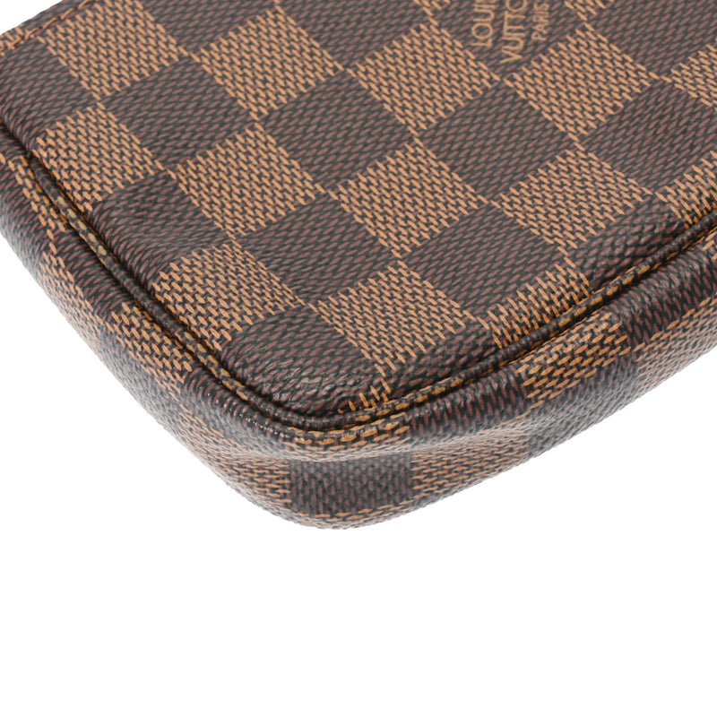 LOUIS VUITTON ルイヴィトン ダミエ ミニ ポシェット アクセソワール T&B ブラウン N58011 レディース ダミエキャンバス アクセサリーポーチ ABランク 中古 銀蔵