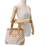 LOUIS VUITTON ルイヴィトン ダミエアズール ハムステッド PM ホワイト N51207 レディース ダミエアズールキャンバス ハンドバッグ Bランク 中古 銀蔵