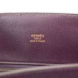 HERMES エルメス ホワイトバス GM レザン □F刻印(2002年頃) ユニセックス リセ ハンドバッグ ABランク 中古 銀蔵