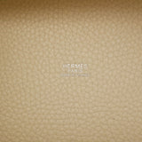 HERMES エルメス ピコタン PM  白/ポティロン □J刻印(2006年頃) レディース トリヨンクレマンス ヴォーエプソン ハンドバッグ ABランク 中古 銀蔵