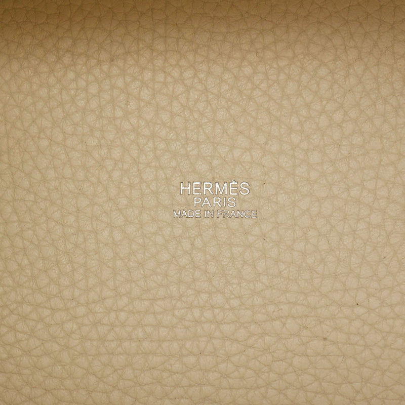 HERMES エルメス ピコタン PM  白/ポティロン □J刻印(2006年頃) レディース トリヨンクレマンス ヴォーエプソン ハンドバッグ ABランク 中古 銀蔵