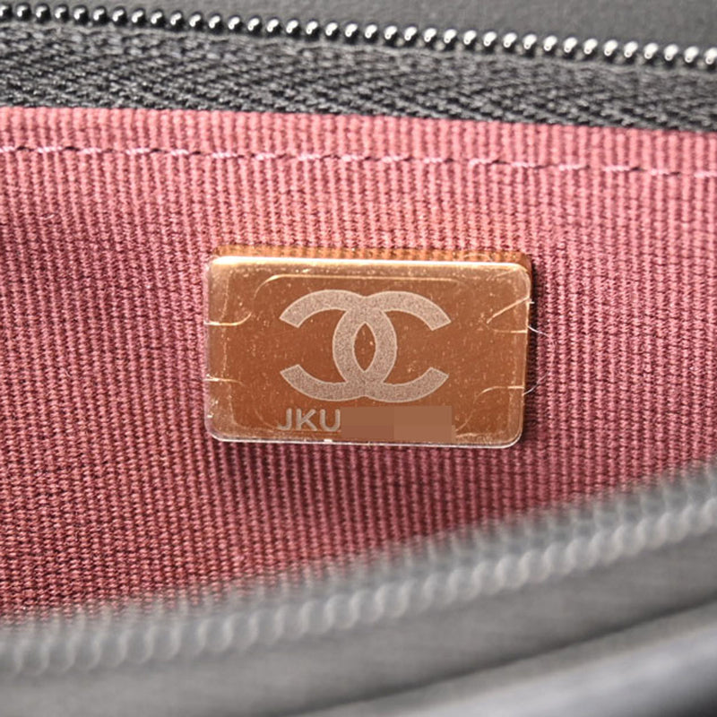 CHANEL シャネル マトラッセ クラシック チェーンウォレット 黒 ゴールド金具 レディース ラムスキン ショルダーバッグ 未使用 銀蔵