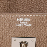 HERMES エルメス バーキン 30 エトゥープ パラジウム金具 □P刻印(2012年頃) レディース トゴ ハンドバッグ Aランク 中古 銀蔵