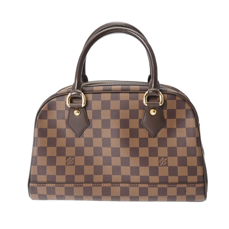 LOUIS VUITTON ルイヴィトン ダミエ ドゥオモ ブラウン N60008 レディース ダミエキャンバス ハンドバッグ 新同 中古 銀蔵