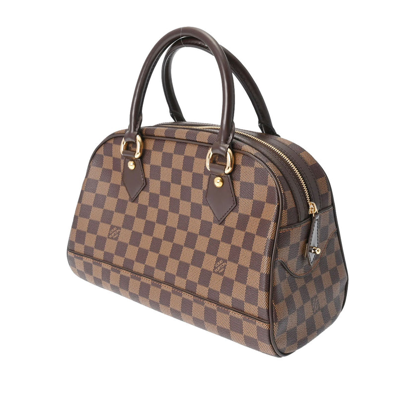 LOUIS VUITTON ルイヴィトン ダミエ ドゥオモ ブラウン N60008 レディース ダミエキャンバス ハンドバッグ 新同 中古 銀蔵