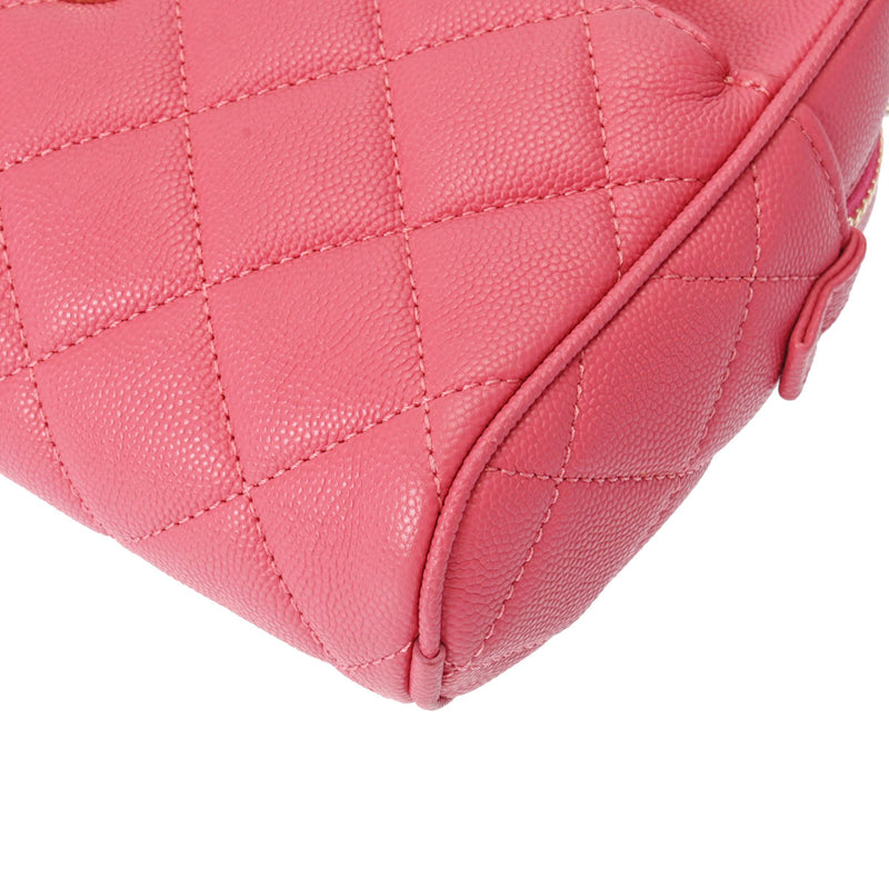 シャネルチェーンショルダー ピンク レディース キャビアスキン