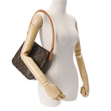 LOUIS VUITTON ルイヴィトン モノグラム ルーピング MM  ブラウン M51146 レディース モノグラムキャンバス セミショルダーバッグ Bランク 中古 銀蔵