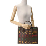GUCCI グッチ 2WAYトート 100周年記念モデル 茶 680956 ユニセックス レザー ハンドバッグ Aランク 中古 銀蔵