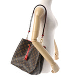 LOUIS VUITTON ルイヴィトン モノグラム ネオノエ ブラウン/コクリコ M43985 レディース モノグラムキャンバス ショルダーバッグ Aランク 中古 銀蔵