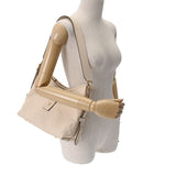 LOUIS VUITTON ルイヴィトン モノグラムアンプラント キャリーオール ジップ PM クレーム M46293 レディース レザー ショルダーバッグ Aランク 中古 銀蔵