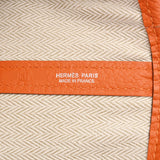 HERMES エルメス ガーデンパーティ PM フー パラジウム金具 □R刻印(2014年頃) レディース ヴァッシュカントリー ハンドバッグ ABランク 中古 銀蔵