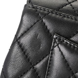 CHANEL シャネル マトラッセ トップハンドル XXS 2WAY 黒/レインボー AS2215 レディース レザー ハンドバッグ Aランク 中古 銀蔵