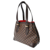 LOUIS VUITTON ルイヴィトン ダミエ ハムステッドMM ブラウン N51204 レディース ダミエキャンバス ハンドバッグ Aランク 中古 銀蔵