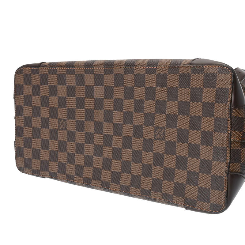 LOUIS VUITTON ルイヴィトン ダミエ ハムステッドMM ブラウン N51204 レディース ダミエキャンバス ハンドバッグ Aランク 中古 銀蔵