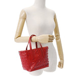 JIMMY CHOO ジミーチュウ ミニサラ スタースタッズ 2WAY 赤 レディース レザー ハンドバッグ ABランク 中古 銀蔵