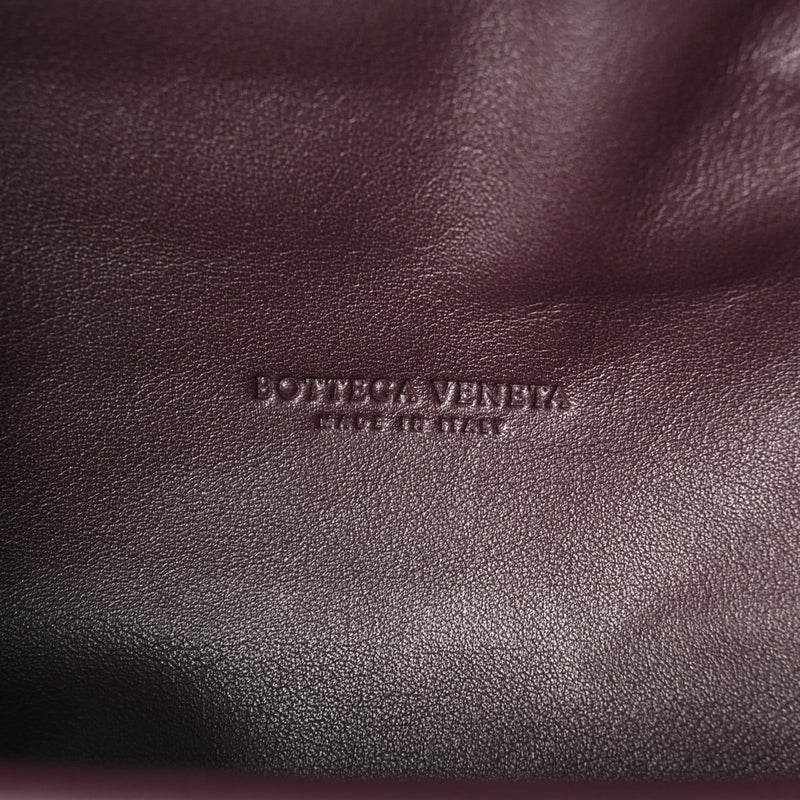 BOTTEGAVENETA ボッテガヴェネタ ザチェーンポーチ バーガンディ 651445 レディース レザー ショルダーバッグ 新同 中古 銀蔵