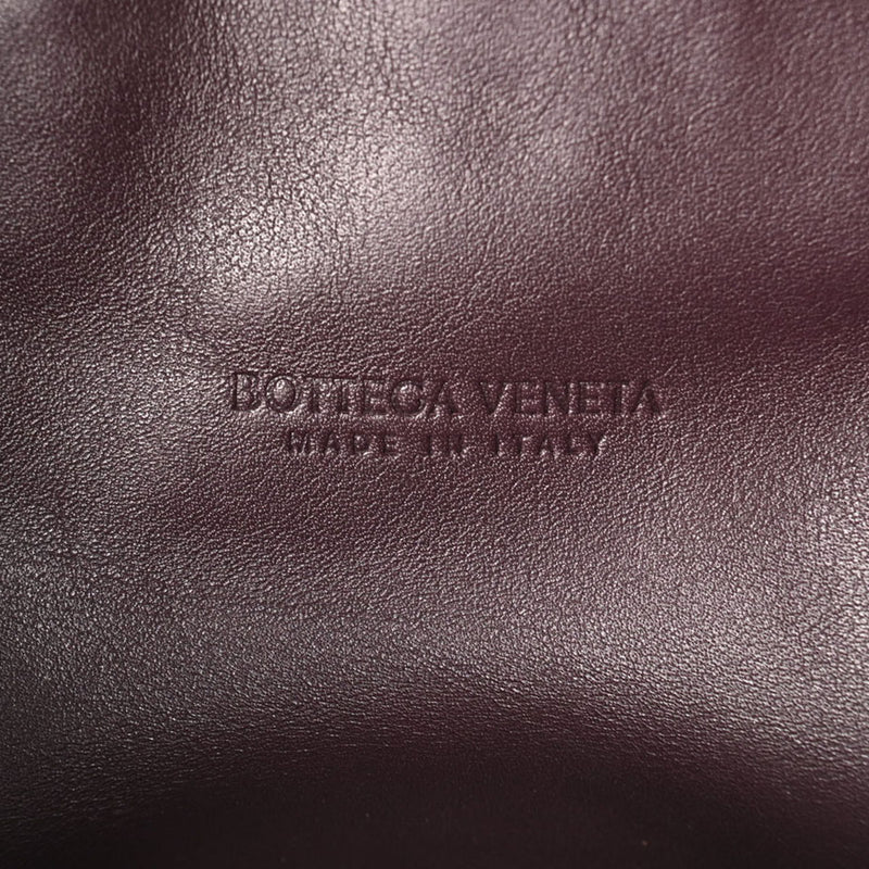 BOTTEGAVENETA ボッテガヴェネタ ザチェーンポーチ バーガンディ 651445 レディース レザー ショルダーバッグ 新同 中古 銀蔵