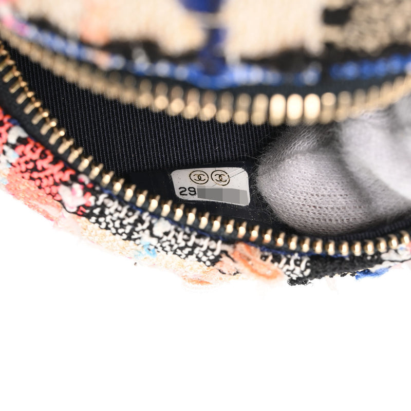 CHANEL シャネル マトラッセ ミニクラシック チェーンショルダー マルチカラー AP0245 ユニセックス ツイード ショルダーバッグ Aランク 中古 銀蔵