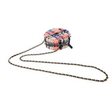 CHANEL シャネル マトラッセ ミニクラシック チェーンショルダー マルチカラー AP0245 ユニセックス ツイード ショルダーバッグ Aランク 中古 銀蔵
