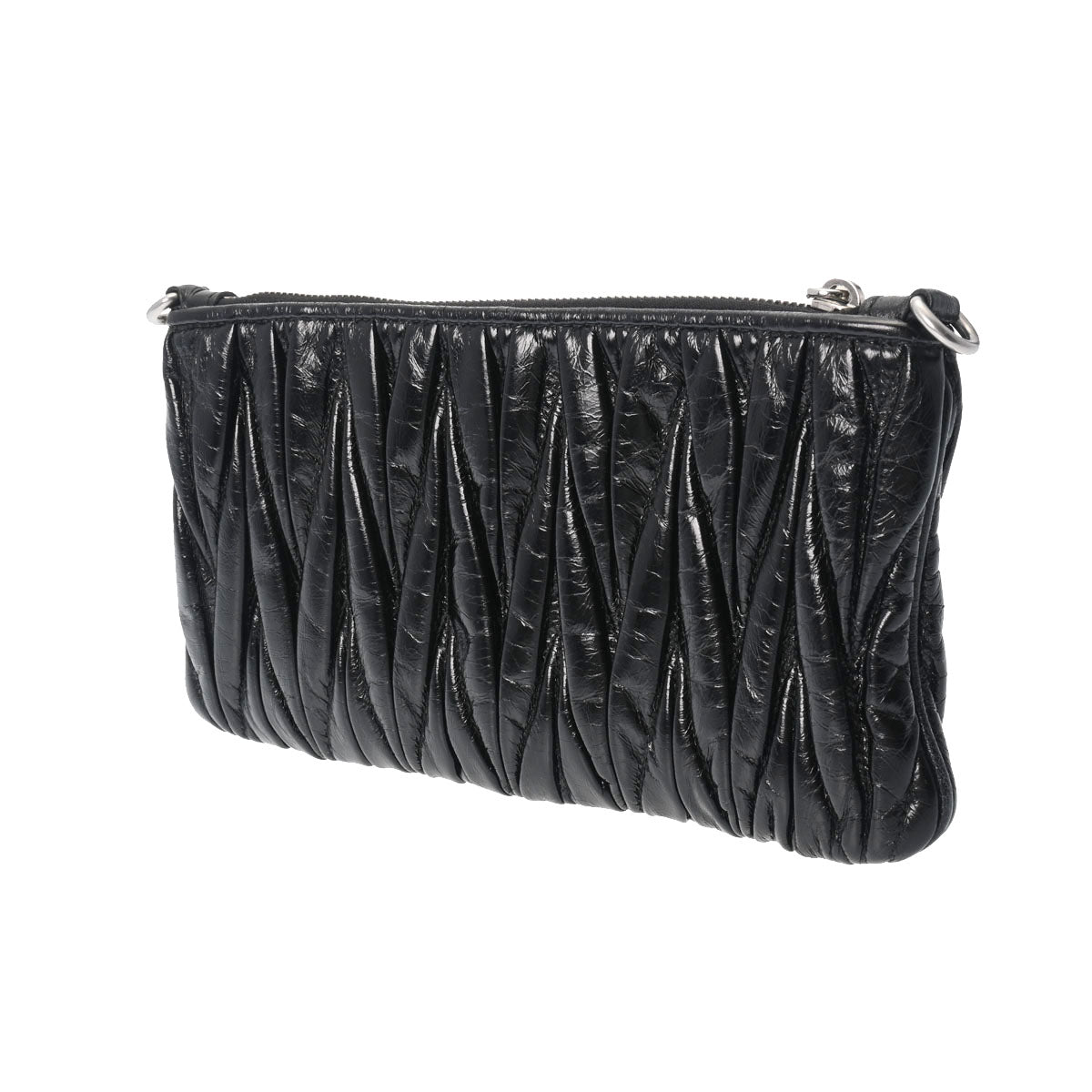 MIUMIU ミュウミュウ マテラッセ 黒 シルバー金具 5BH190 レディース レザー ショルダーバッグ Aランク 中古 人気・おすすめ|使いやすい・旅行におすすめ セール中 全国発送 国内発送対応 MIUMIU ミュウミュウ マテラッセ 黒 シルバー金具 5BH190 レディース レザー ショルダーバッグ Aランク 中古 人気・おすすめ|使いやすい・旅行におすすめ セール中 全国発送 国内発送対応