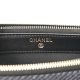 CHANEL シャネル ドーヴィル チェーンウォレット 黒 レディース ナイロン ショルダーバッグ Aランク 中古 銀蔵