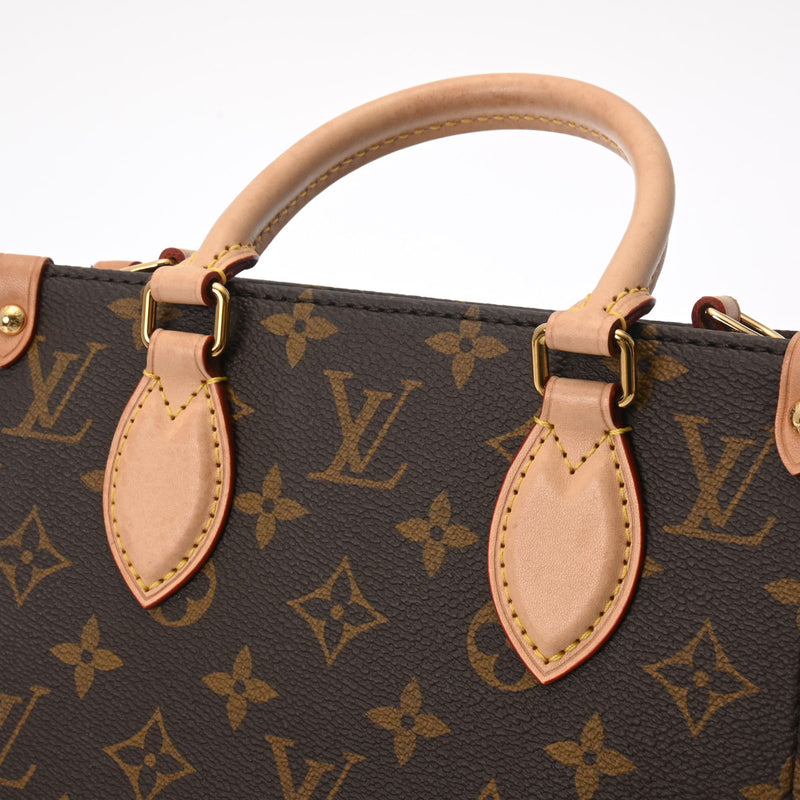 LOUIS VUITTON ルイヴィトン モノグラム サックプラ BB ブラウン M46265 レディース モノグラムキャンバス 2WAYバッグ Aランク 中古 銀蔵