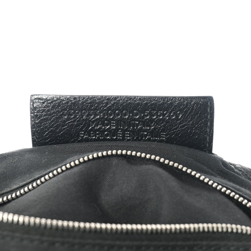 BALENCIAGA バレンシアガ ネイビーカバス S 黒 339933 レディース キャンバス/レザー ハンドバッグ Bランク 中古 銀蔵