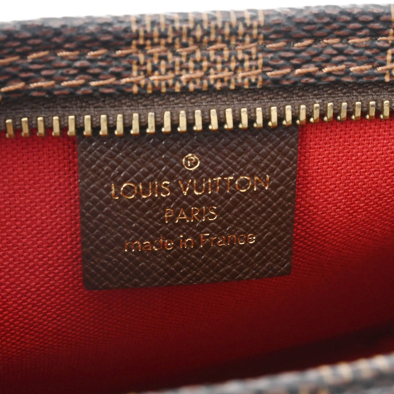 LOUIS VUITTON ルイヴィトン ダミエ トゥルースメイクアップ ブラウン N51982 レディース ダミエキャンバス アクセサリーポーチ Aランク 中古 銀蔵