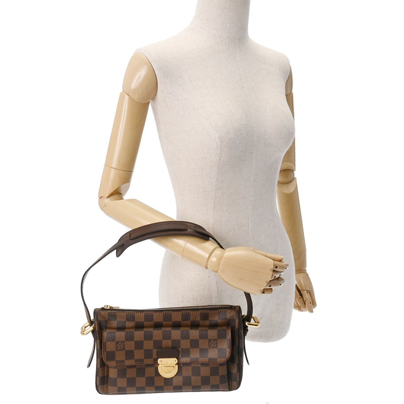 LOUIS VUITTON ルイヴィトン ラヴェッロ GM ブラウン N60006 レディース ダミエキャンバス ショルダーバッグ Aランク 中古 銀蔵