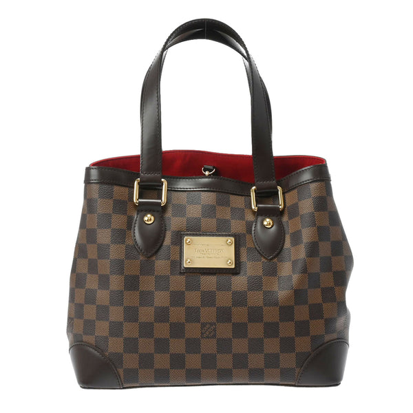 LOUIS VUITTON ルイヴィトン ダミエ ハムステッド PM ブラウン N51205 レディース ダミエキャンバス ハンドバッグ Aランク 中古 銀蔵