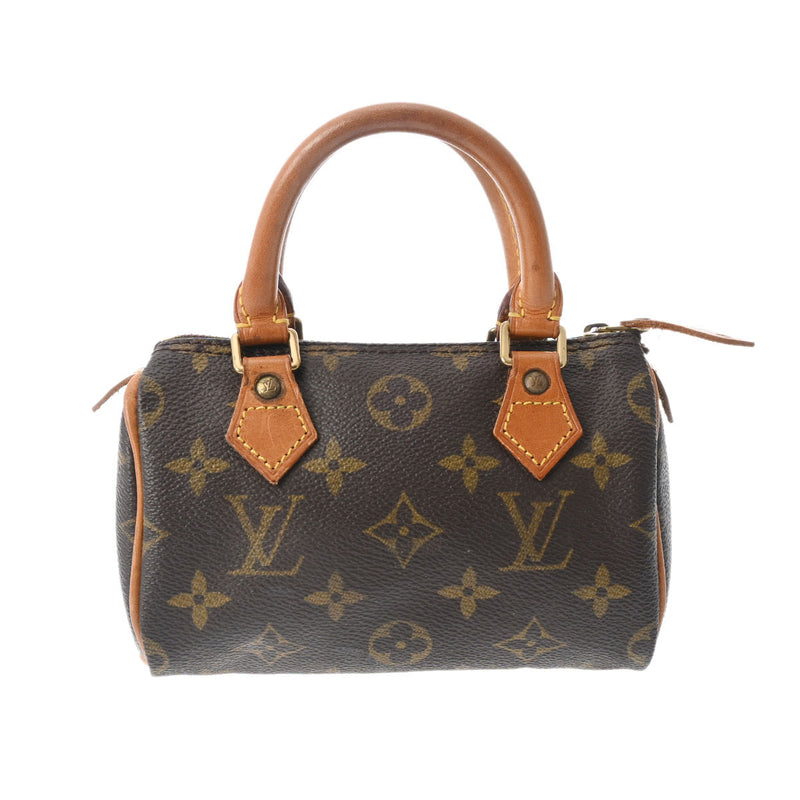 LOUIS VUITTON ルイヴィトン モノグラム ミニ スピーディ ブラウン M41534 レディース モノグラムキャンバス ハンドバッグ Bランク 中古 銀蔵