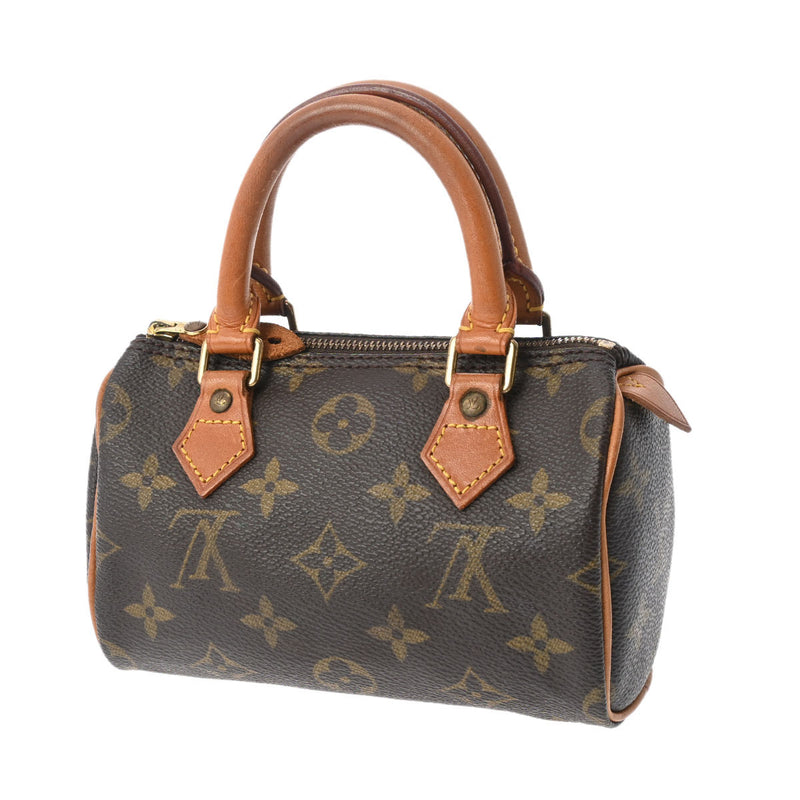 LOUIS VUITTON ルイヴィトン モノグラム ミニ スピーディ ブラウン M41534 レディース モノグラムキャンバス ハンドバッグ Bランク 中古 銀蔵