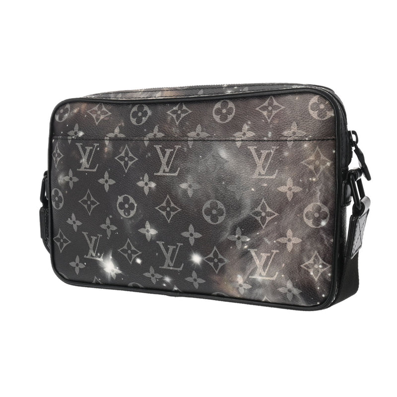 LOUIS VUITTON ルイヴィトン モノグラム ギャラクシー アルファメッセンジャー 黒/グレー M44165 メンズ レザー ショルダーバッグ 新同 中古 銀蔵