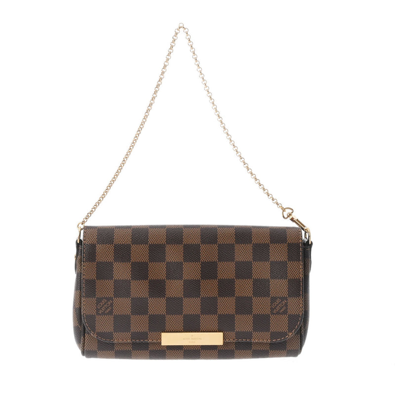 LOUIS VUITTON ルイヴィトン ダミエ フェイボリット PM 2WAY ブラウン N41276 レディース ダミエキャンバス ショルダーバッグ Aランク 中古 銀蔵