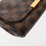 LOUIS VUITTON ルイヴィトン ダミエ フェイボリット PM 2WAY ブラウン N41276 レディース ダミエキャンバス ショルダーバッグ Aランク 中古 銀蔵