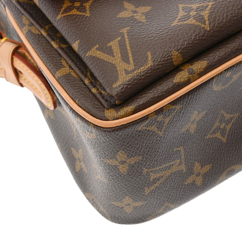 LOUIS VUITTON ルイヴィトン モノグラム ヴィバシテ MM セミショルダー ブラウン M51164 レディース モノグラムキャンバス ショルダーバッグ ABランク 中古 銀蔵