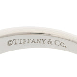 TIFFANY&Co. ティファニー エンブレイスバンドリング #14 14号 レディース Pt950プラチナ リング・指輪 Aランク 中古 銀蔵